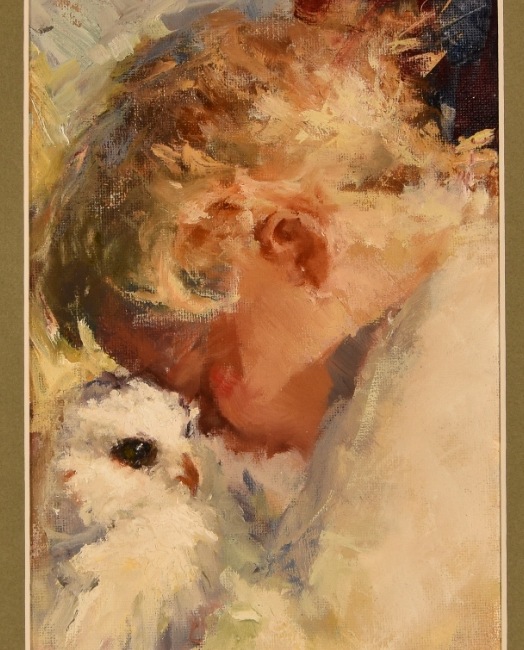 Guardian — oil on panel