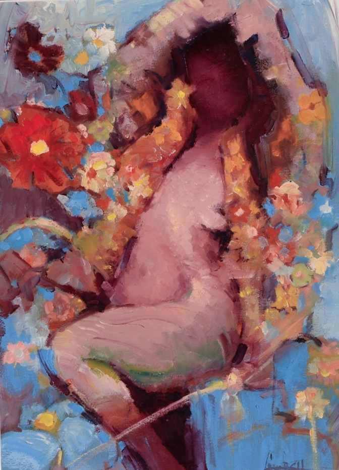 Held In Bloom — oil painting