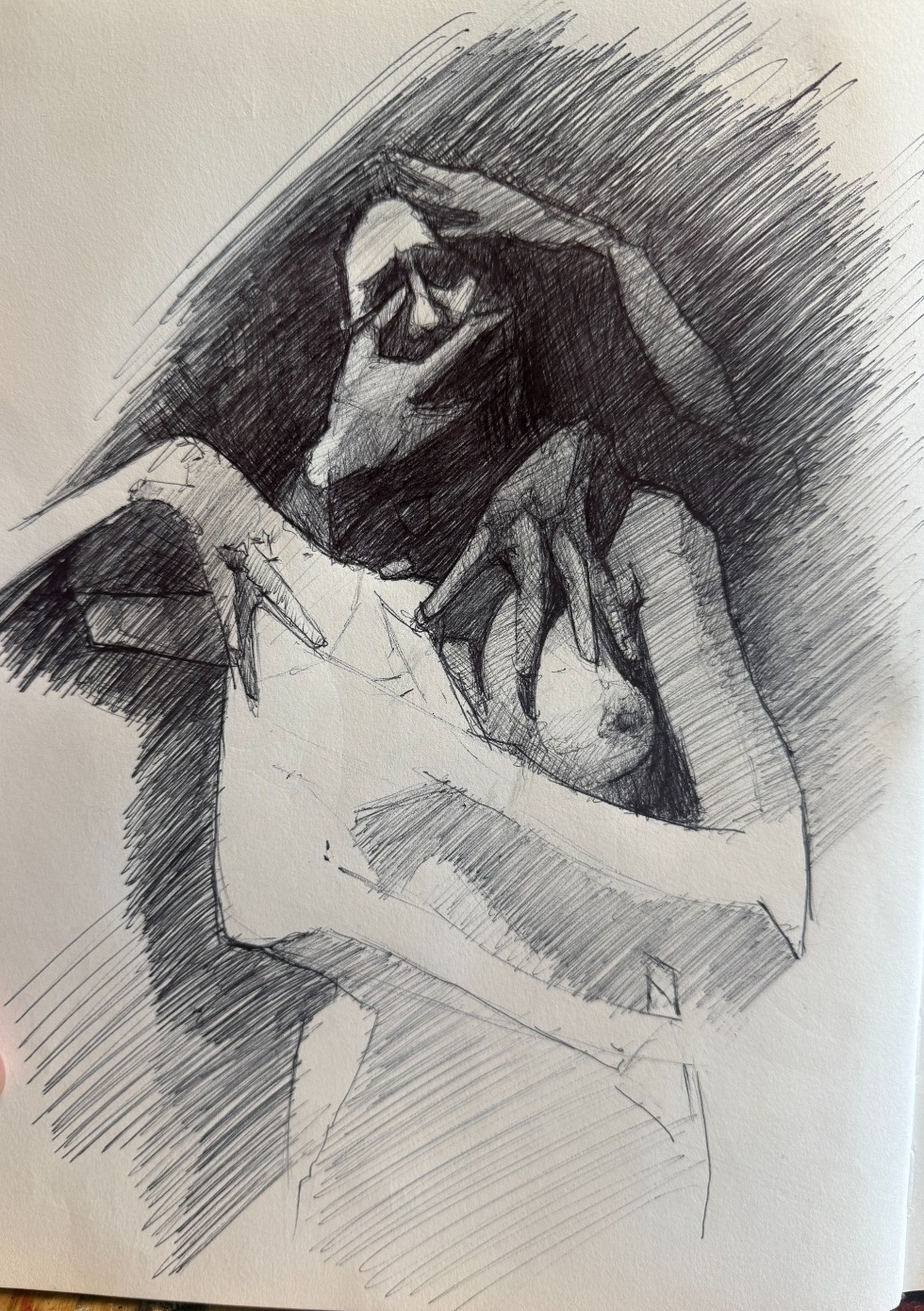 Ties That Bind &mdash; ink figure drawing